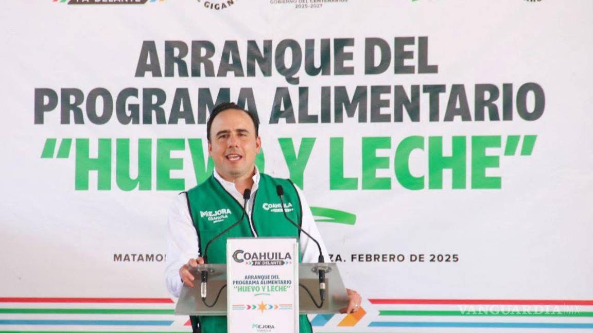 Dan ‘banderazo’ al programa de abasto de huevo y leche en Coahuila