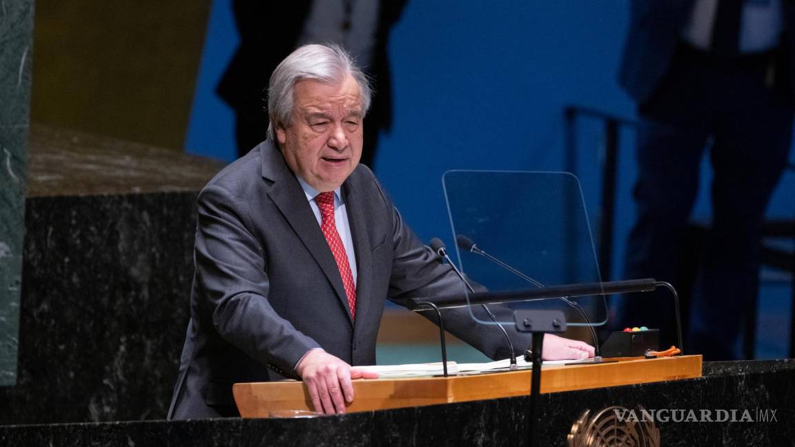 Caos climático y las crisis alimentarias son una amenaza para la paz mundial, advierte António Guterres