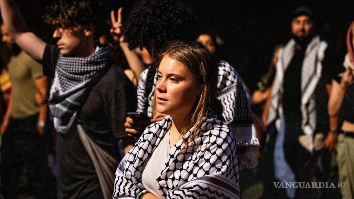 $!La fundadora del movimiento climático Fridays for Future (FFF) ha mostrado en los últimos meses su apoyo a la causa palestina.