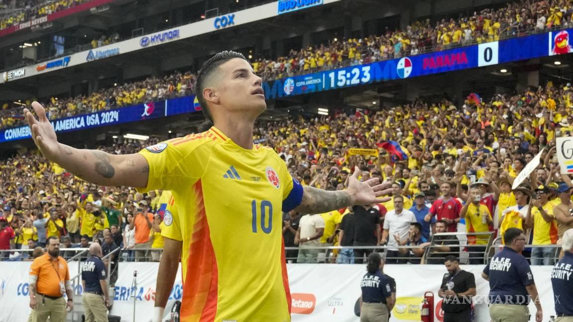Colombia ‘humilla’ 5-0 a Panamá con gran actuación de James Rodríguez