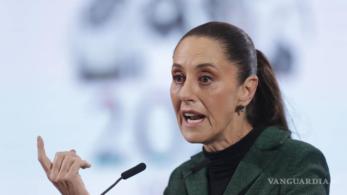 $!Claudia Sheinbaum afirmó que no hay nada sobre la amenaza de imponer de Donald Trump a productos mexicanos, y que la economía nacional está fuerte.