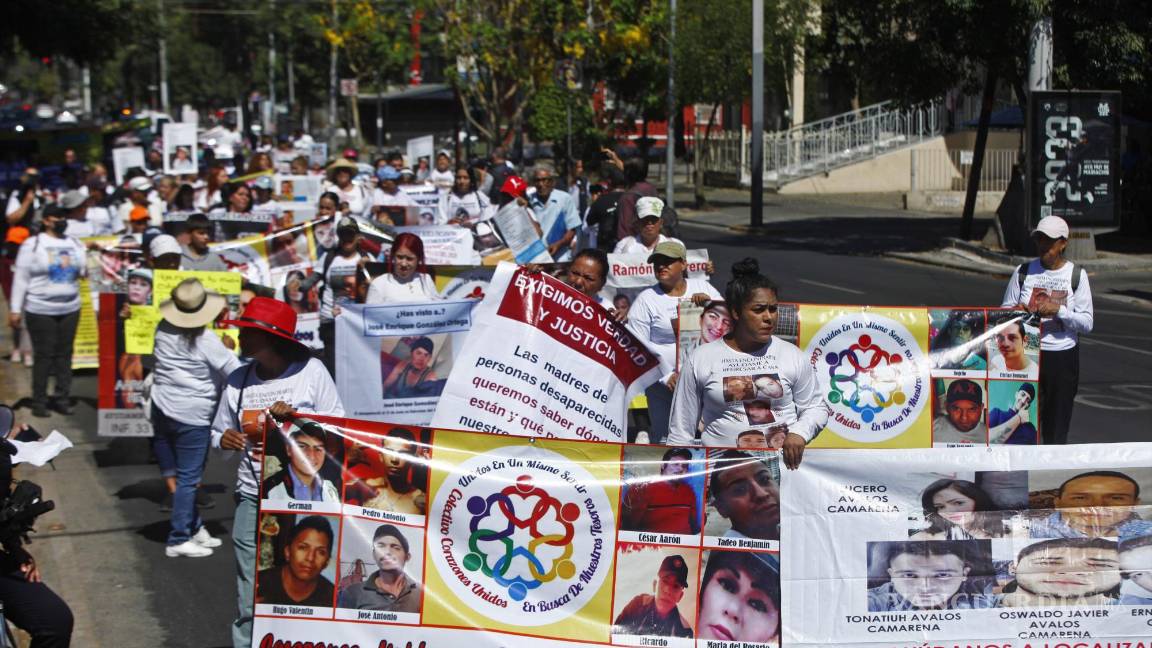 $!Marchan madres en la CDMX por sus desaparecidos; condenan omisiones de la autoridad