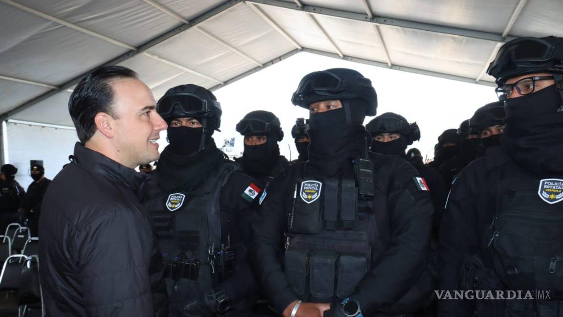 $!Las obras del arco de seguridad en la carretera Saltillo-Monterrey avanzan según lo planeado.