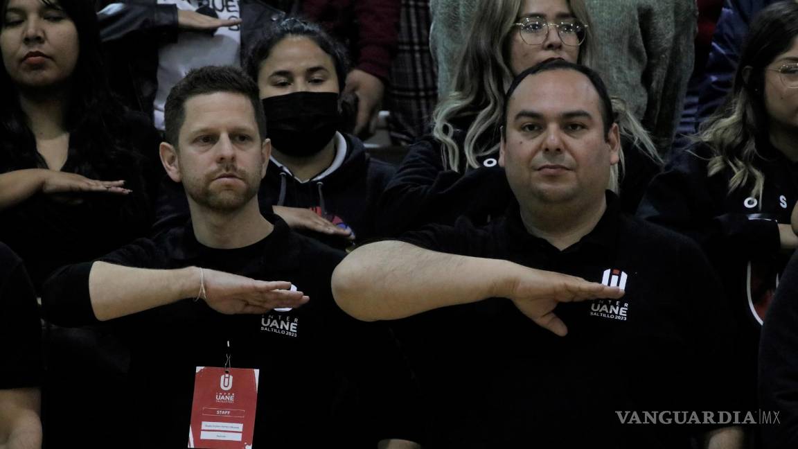 $!El director general de UANE (izquierda) Fermín Muela Septién y el rector de la universidad, Giovanni de la Peña Merlos (derecha), presidieron la inauguración.