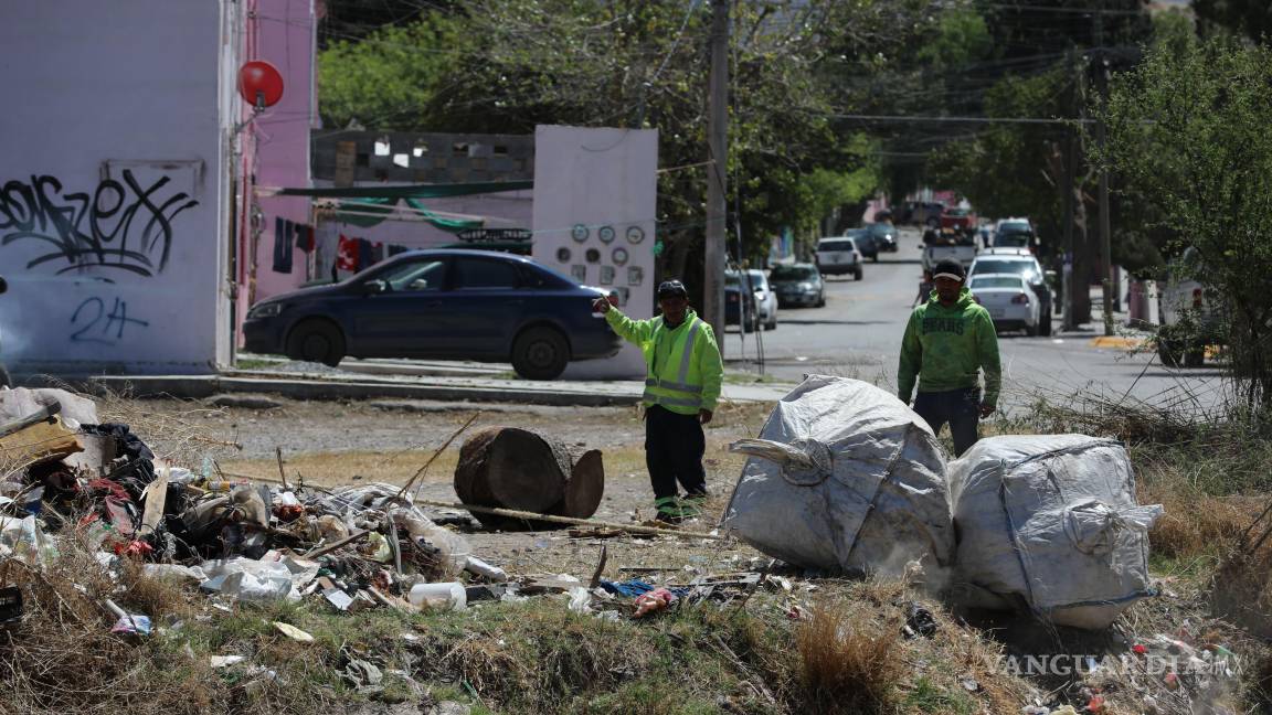$!Brigadas municipales limpian terrenos baldíos de La Herradura.