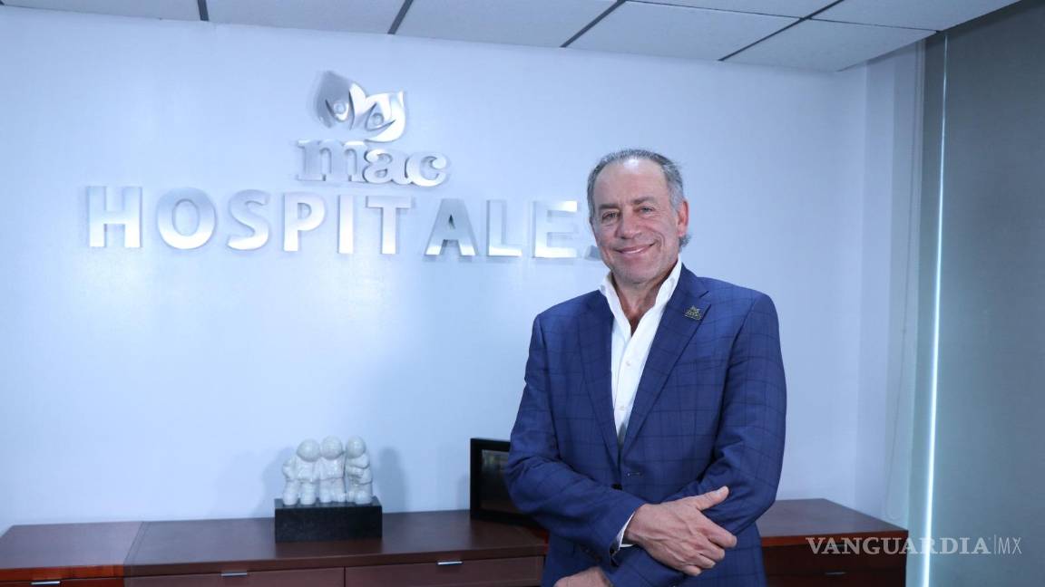 $!Miguel Khoury, CEO de Hospitales MAC, anuncia la llegada del proyecto que busca posicionar a Saltillo como referente de salud.