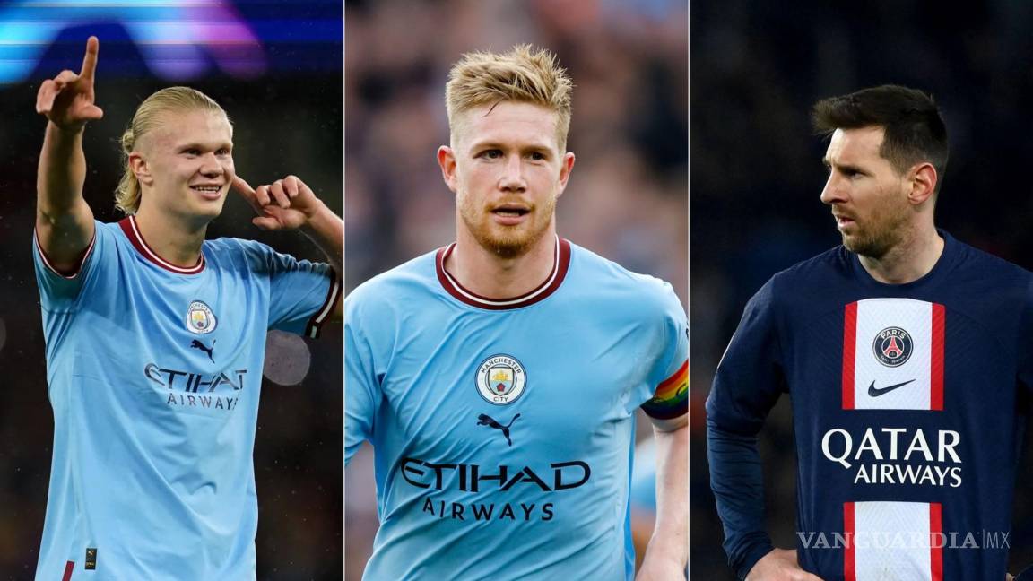Lionel Messi, Kevin de Bruyne y Erling Haaland buscan ser el Jugador del Año en Europa