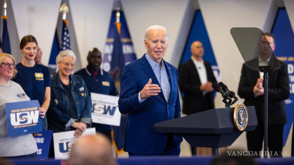 $!Joe Biden anuncióque triplicará los aranceles que ya pesan sobre el acero y el aluminio procedentes de China.