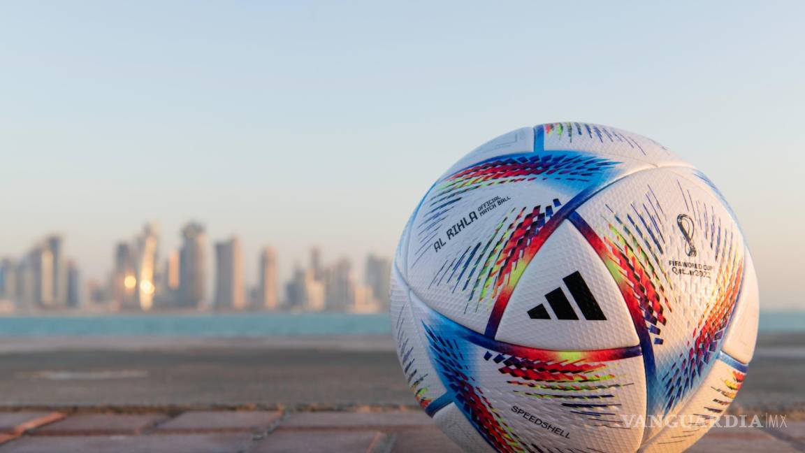 $!el balón oficial de la Copa Mundial de la FIFA Qatar 2022. Al Rihla significa “el viaje” en árabe.