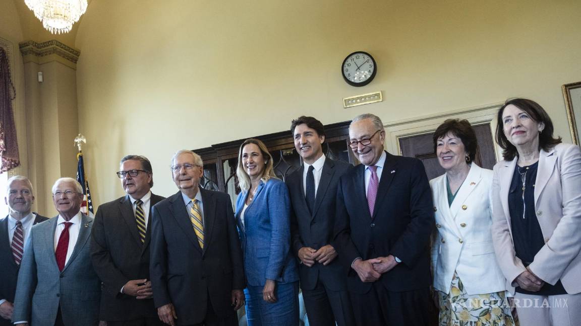 $!El primer Ministro Trudeau se reunió con los senadores antes de asistir a la Cumbre de la OTAN en Washington.