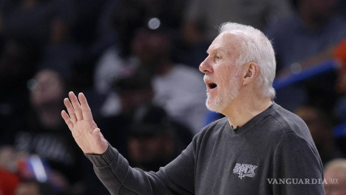 Gregg Popovich, leyenda de los Spurs, lucha contra un derrame cerebral