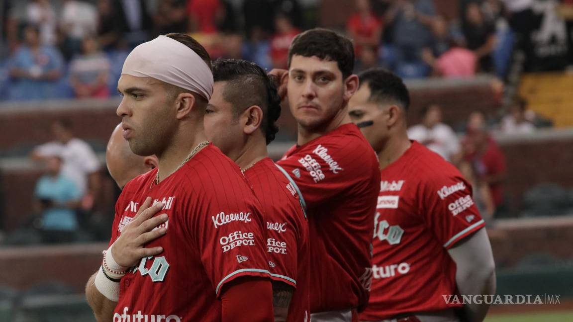 $!Diosbel Arias impulsa a los Diablos con un home run en la parte alta del quinto episodio, poniendo a su equipo nuevamente al frente con una segunda carrera.