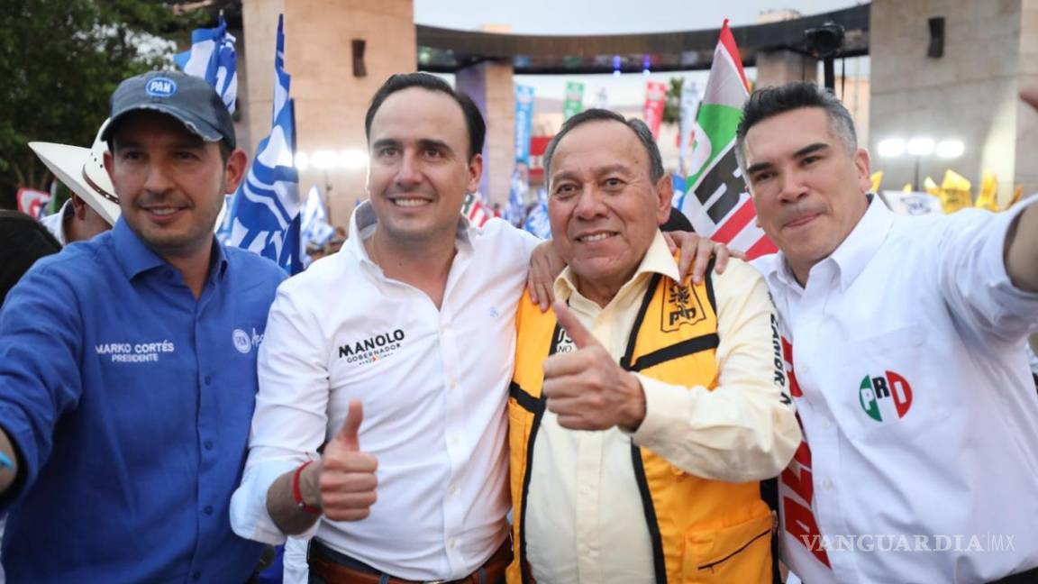 Manolo Jiménez arranca campaña en Monclova