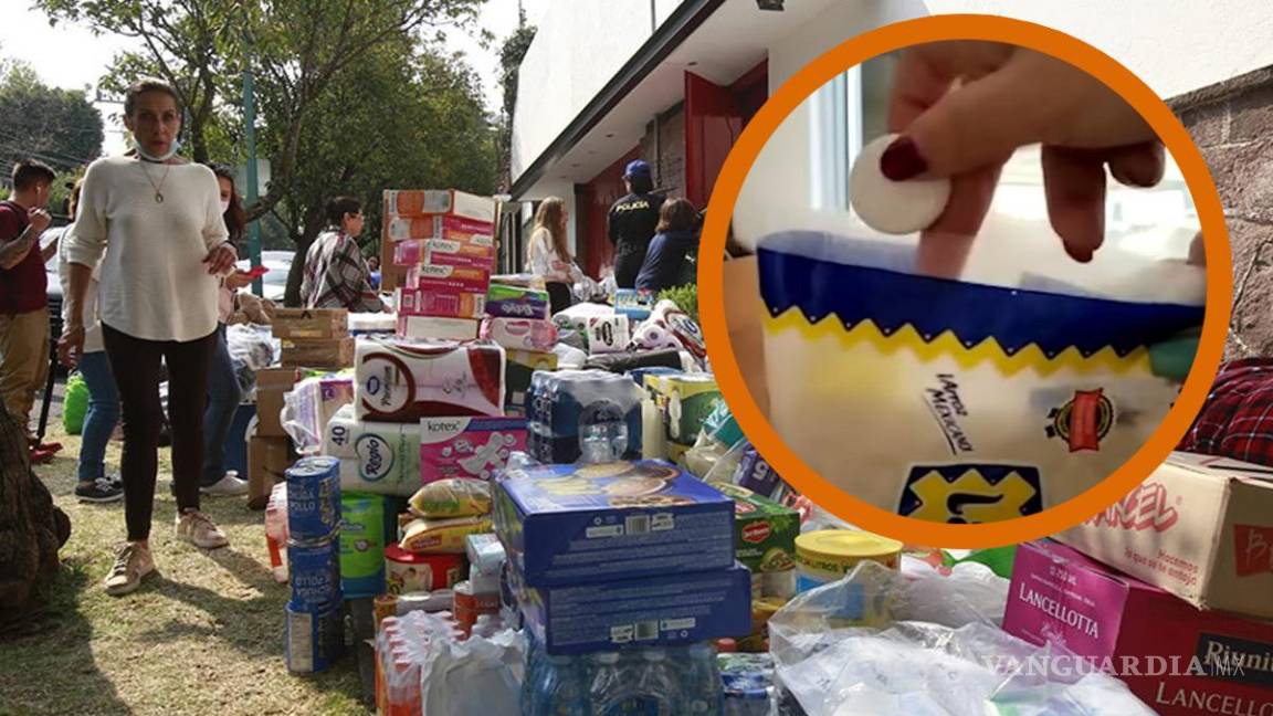Víveres donados en CDMX nunca fueron enviados a Turquía... fueron encontrados en mercados y en banco de alimentos de Morena, revela periodista (video)