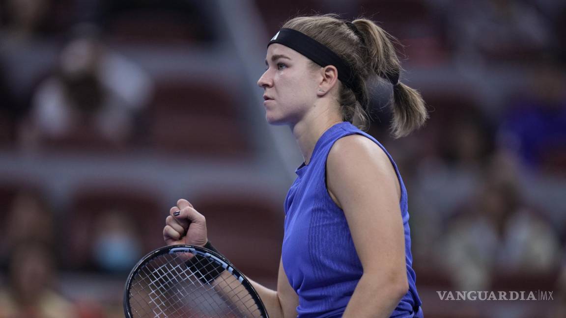 Muchova frena invicto de 15 triunfos de Sabalenka y la elimina del China Open