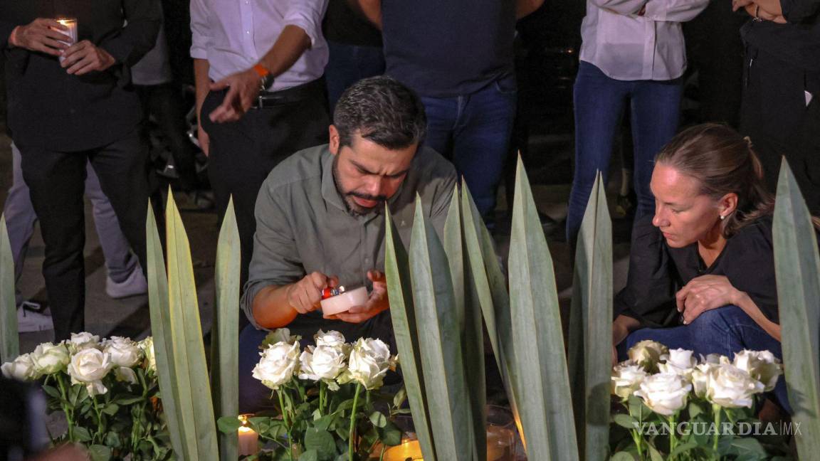 Para honrar a las víctimas, candidatos de Movimiento Ciudadano regresan al sitio de la tragedia