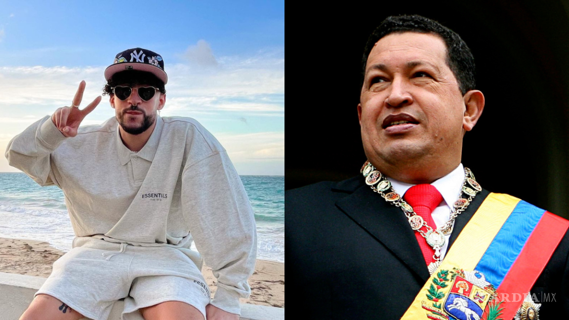 ¿Chavista? Vinculan a Bad Bunny con Hugo Chávez