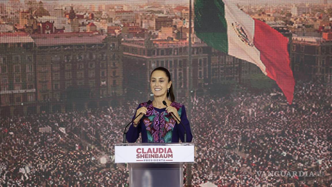 $!Claudia Sheinbaum será la primera mujer presidenta de México tras obtener entre un 58.3 % y un 60-7% de los votos según el conteo rápido del INE.