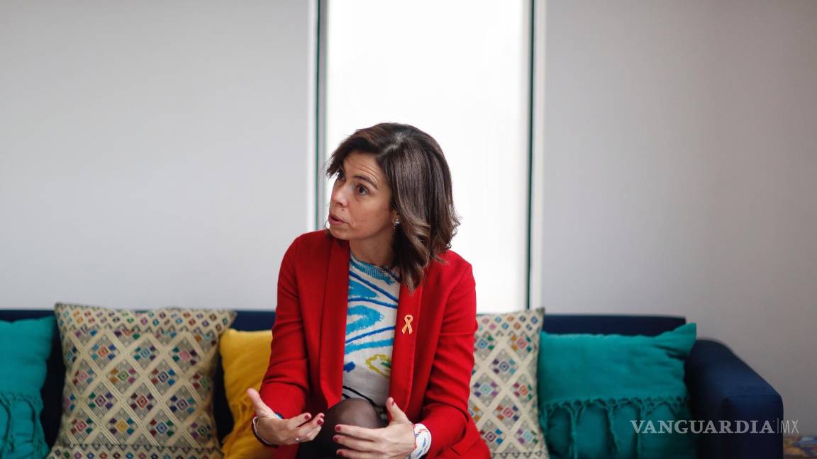 $!La representante de ONU Mujeres en México, Belén Sanz Luque, durante una entrevista con EFE en Ciudad de México (México).