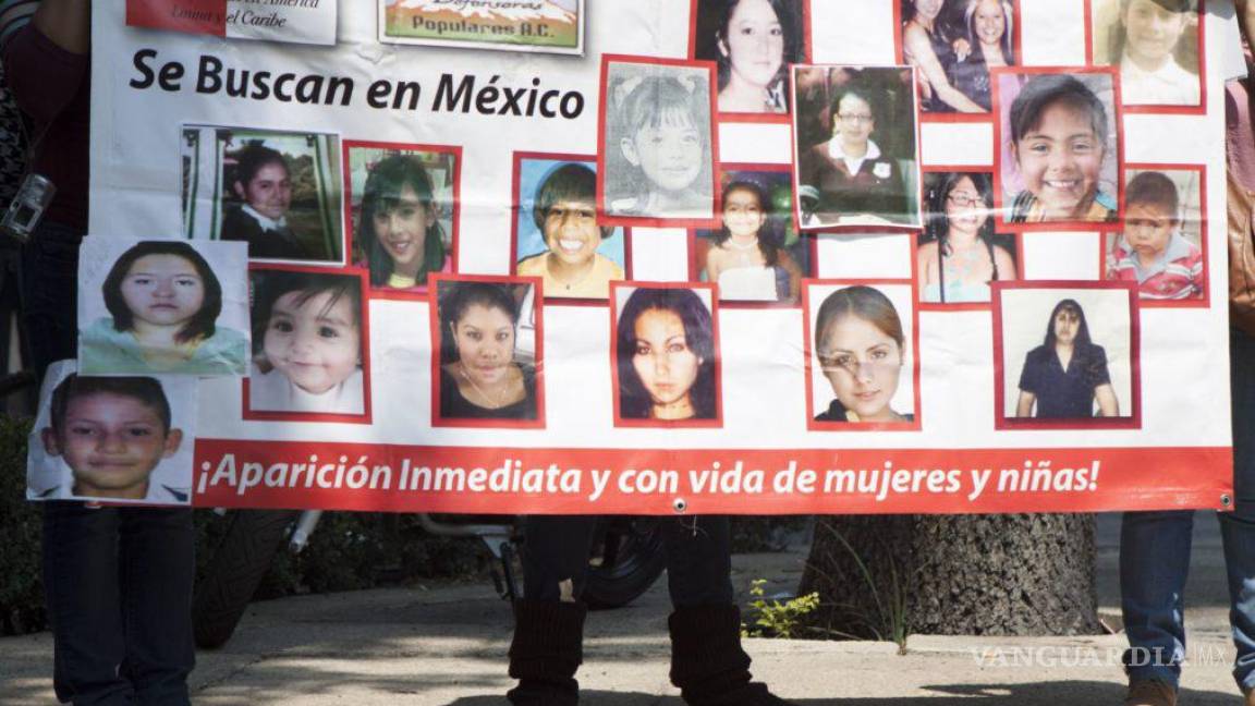 En México desaparecen a diario 14 menores de edad