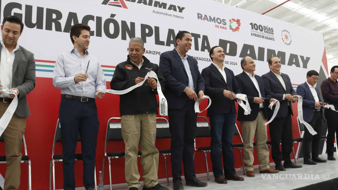 Inauguran Planta 5 de Daimay en Ramos Arizpe; inicia la construcción de dos plantas más