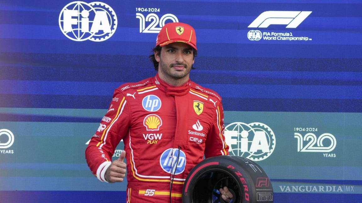 Carlos Sainz se lleva la Pole Position del Gran Premio de México, seguido por Verstappen y Norris; Checo largará 18