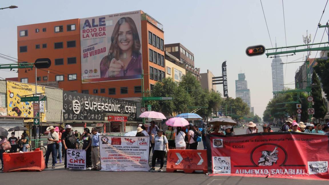 Docentes de la CNTE piden que no los relacionen con partidos políticos