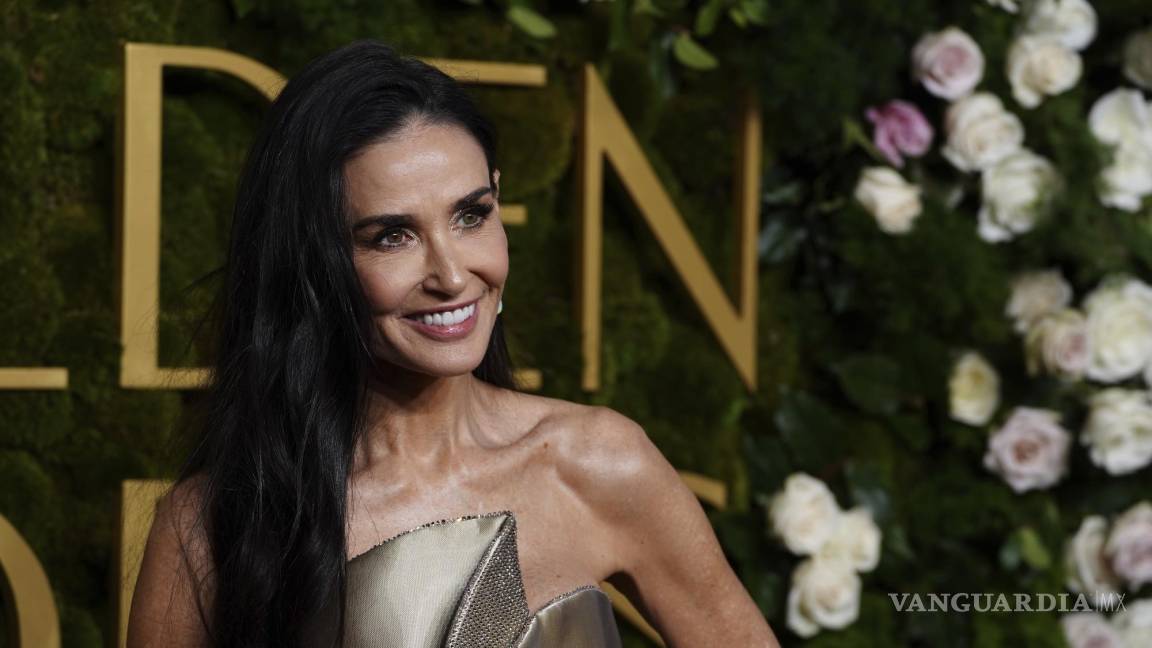 Demi Moore gana el Globo de Oro por su actuación en ‘La Sustancia’