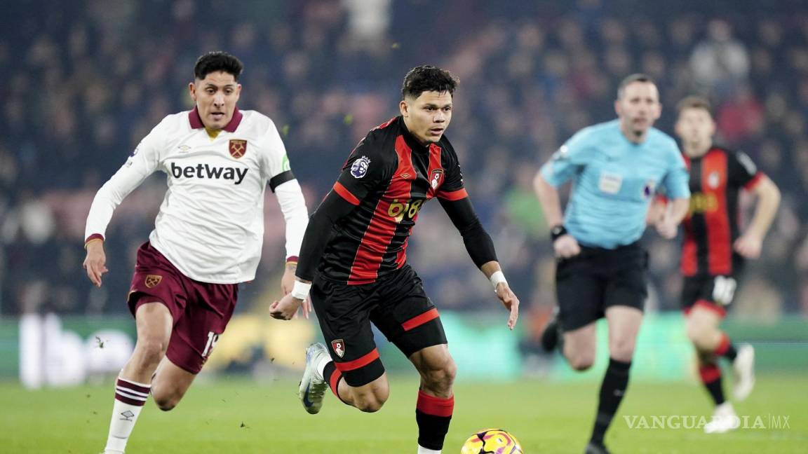 Edson Álvarez y West Ham rescatan empate en la Premier League ante el Bournemouth