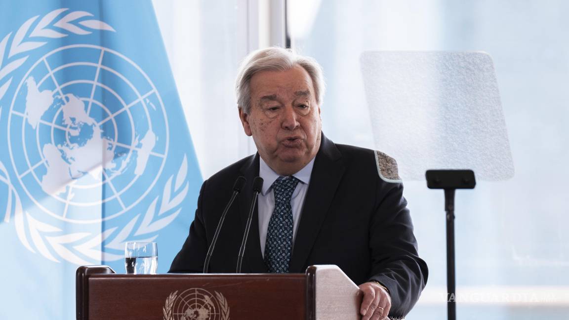$!“Estoy totalmente convencido de que nunca en la historia de la humanidad seremos capaces de utilizar todo el petróleo y el gas que ya se descubrieron”, afirmó Antonio Guterres