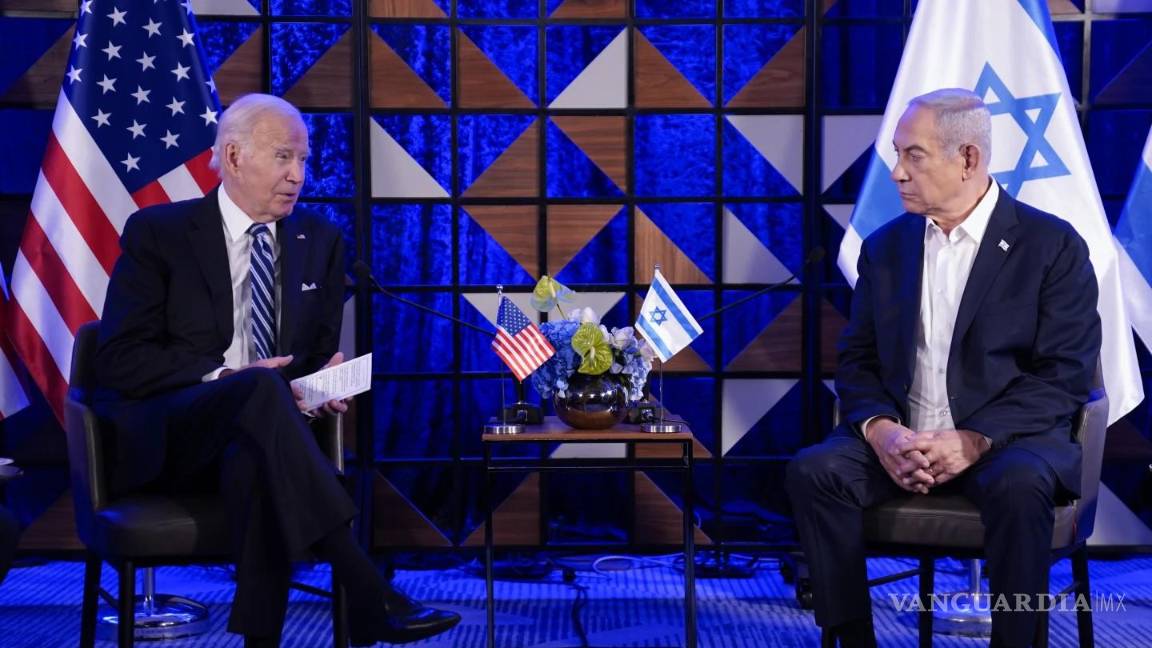 $!El presidente estadounidense Joe Biden, se reúne con el primer ministro israelí, Benjamin Netanyahu para discutir la guerra entre Israel y Hamás, en Tel Aviv.