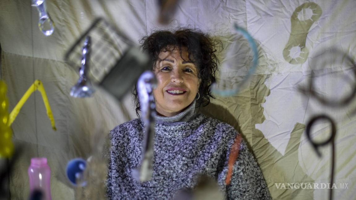 $!Mercedes Aqui, creadora de la obra.