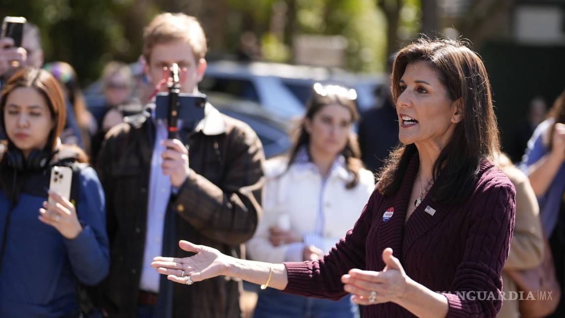 $!Nikki Haley, exgobernadora de Carolina del Sur, ha dicho que ella no se retirará aún de la contienda por la candidatura presidencial republicana.