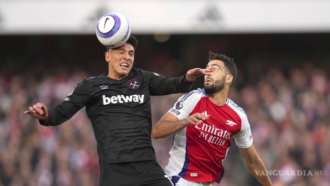 Edson Álvarez es impecable a la defensiva y el West Ham saca sorpresivo triunfo ante Arsenal