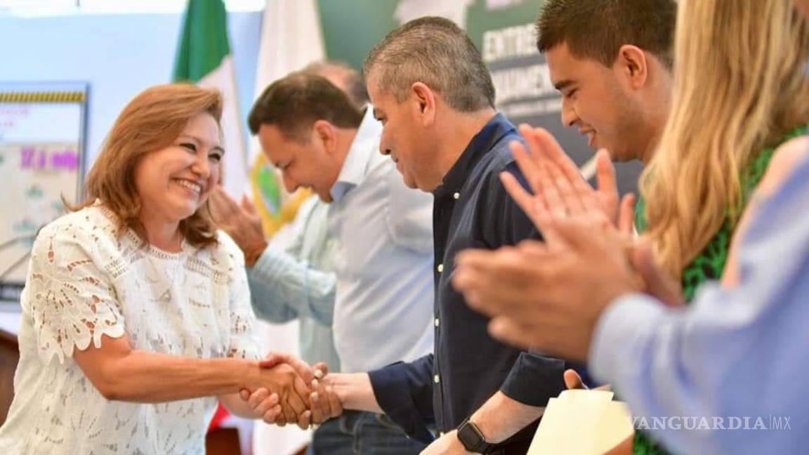 Sabinas mejora infraestructura vial con apoyo del Gobernador Riquelme, agradece Diana Haro