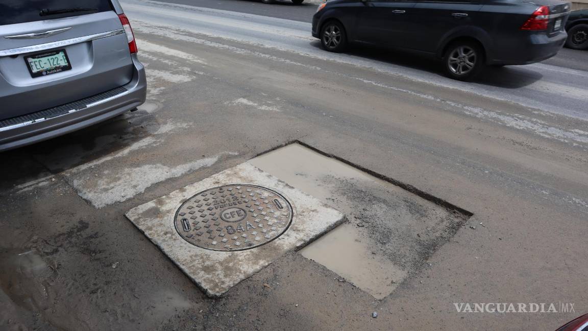 Colocación de asfalto en reparaciones se atrasa por lluvias: Aguas de Saltillo