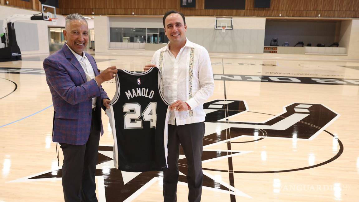 $!El Gobernador se reunió con directivos de los Spurs, con quienes se comentó sobre la posibilidad de invertir en canchas de basquetbol en Coahuila.