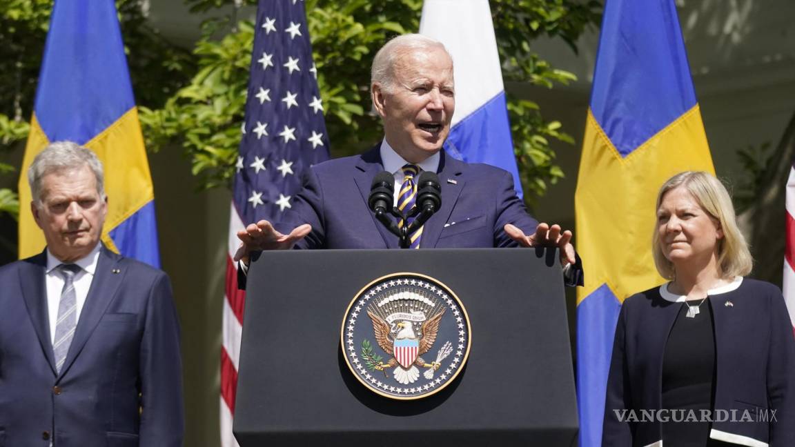 Joe Biden: Finlandia y Suecia harán más fuerte a la OTAN