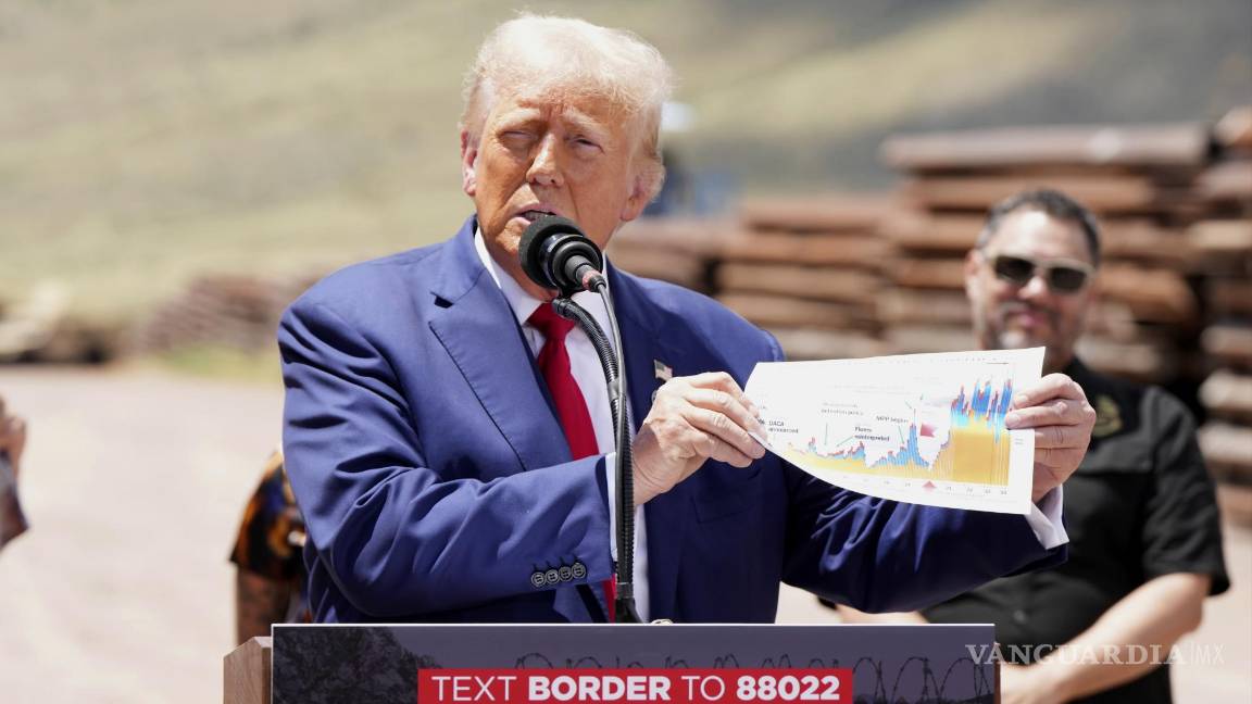 $!Donald Trump ha mantenido su postura crítica sobre México y la relación comercial con Estados Unidos.