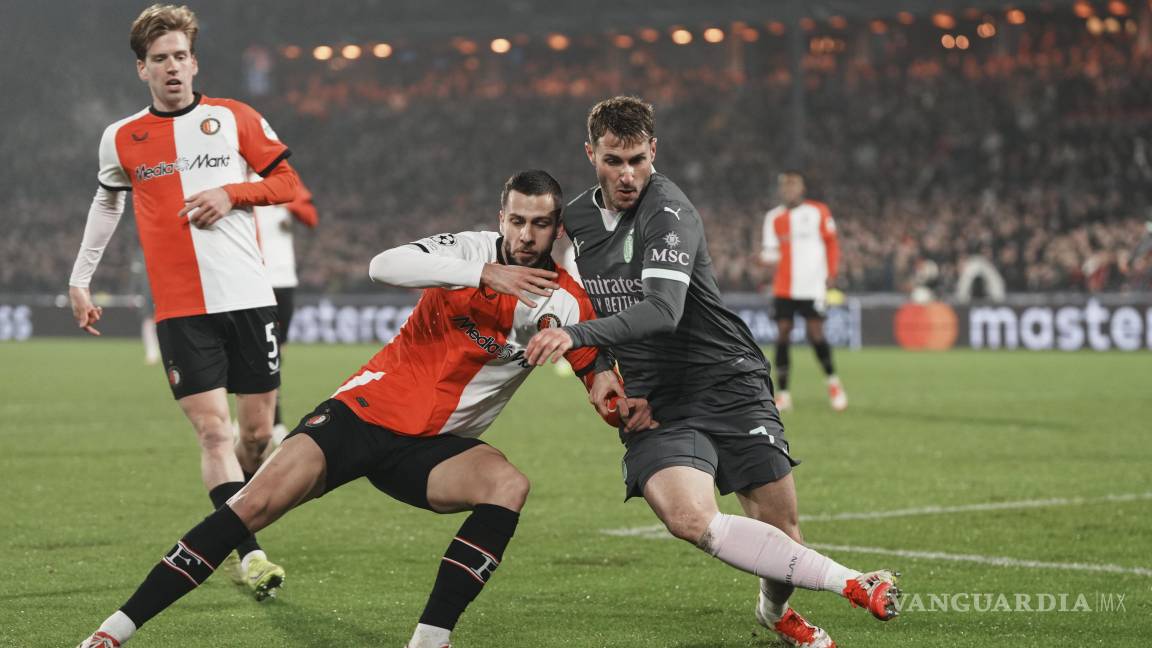 Santiago Giménez vuelve a Rotterdam, pero el Feyenoord le amarga la noche al Milan