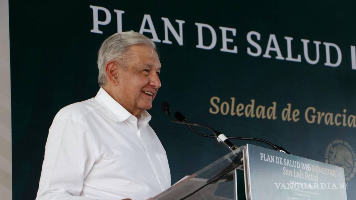 Afirma AMLO que no es complicado arreglar infraestructura de salud