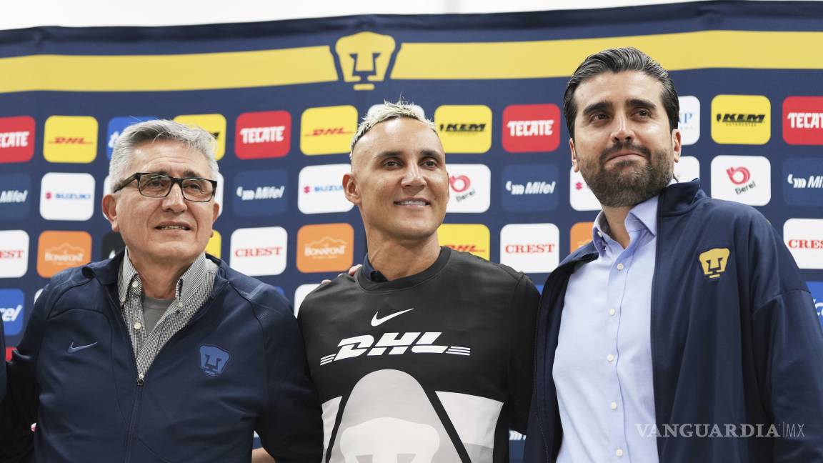 Keylor Navas es presentado como nuevo portero de Pumas, ¿jugará contra Querétaro?