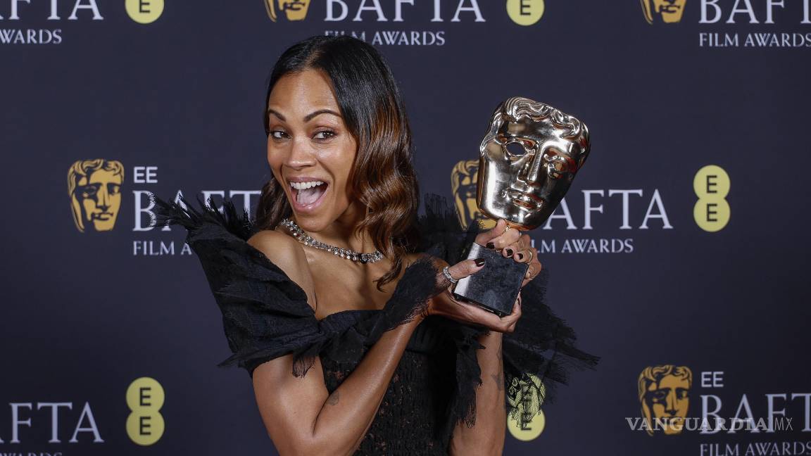 Zoe Saldaña dedica su BAFTA a Mejor Actriz por ‘Emilia Pérez’ a las personas trans