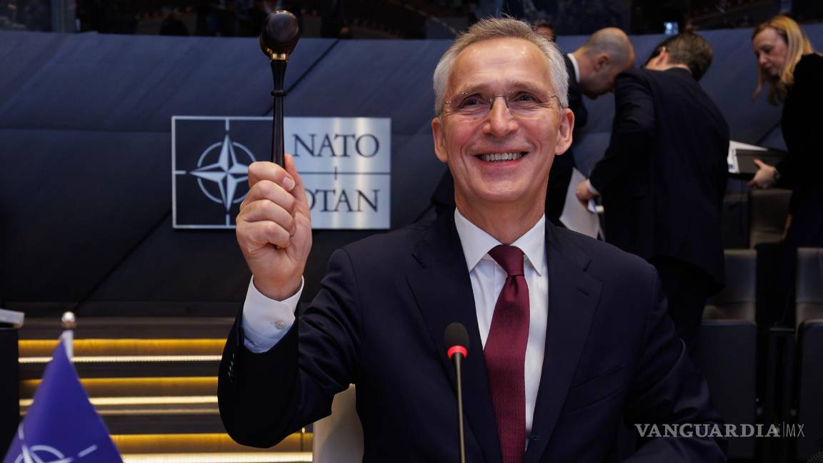 $!El Secretario General de la OTAN, Jens Stoltenberg, preside el Consejo de la OTAN en Ucrania en Bruselas, Bélgica.