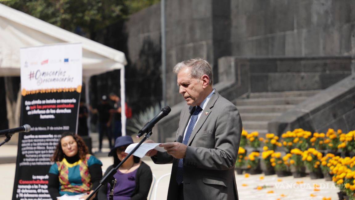 $!Guillermo Fernández-Maldonado, representante en México del Alto Comisionado de las Naciones Unidas para los Derechos Humanos.