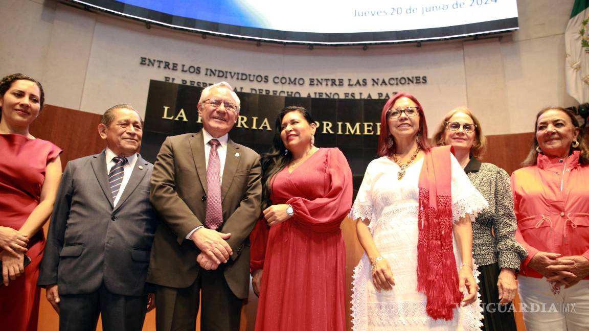 $!Develan en el Muro de Honor del Senado la inscripción: ‘Tecnológico Nacional de México, por mi patria y por mi bien’