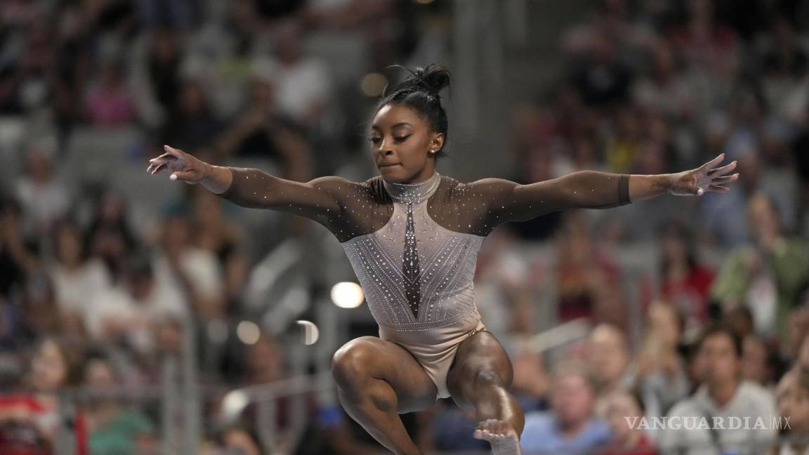 Simone Biles gana su noveno título nacional de la mano de Sunisa Lee