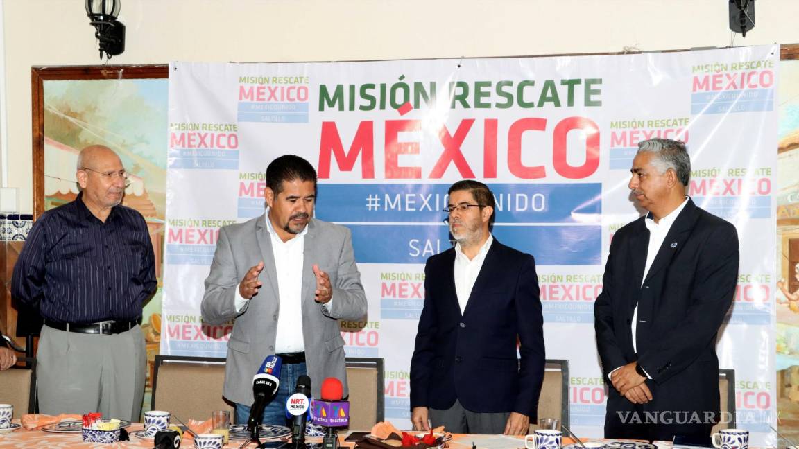 Surge “Misión Rescate México” en Coahuila; busca representación en Saltillo y Torreón