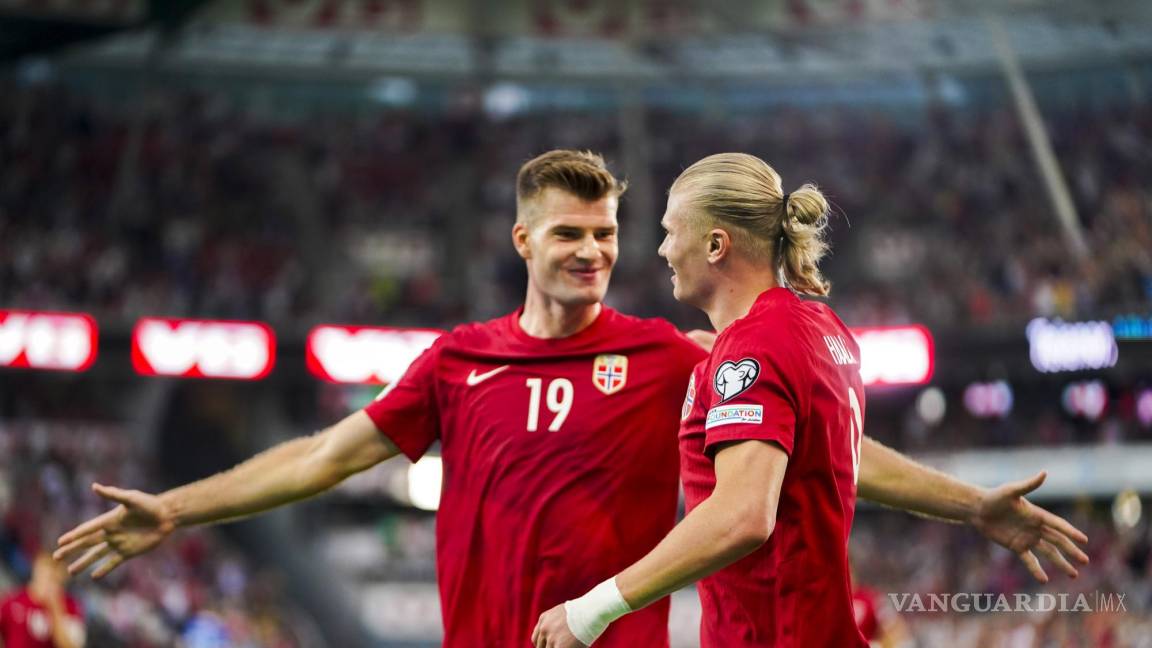 A medio gas, Haaland marca doblete para la victoria de Noruega contra Chipre