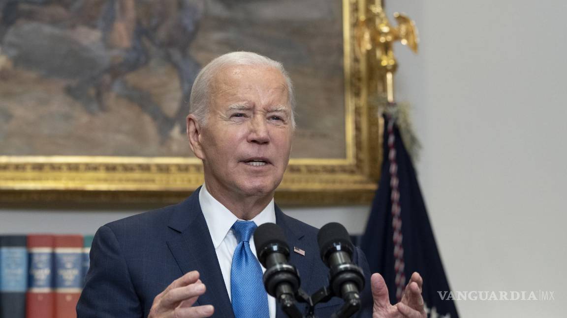 $!Joe Biden, pronuncia un discurso sobre las negociaciones contractuales entre el United Auto Workers y las tres grandes empresas automotrices en la Casa Blanca.